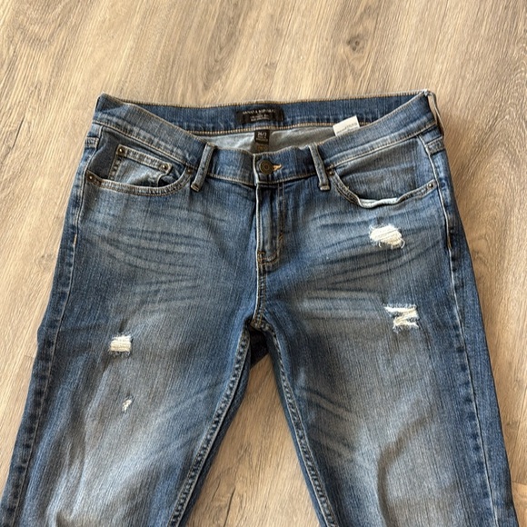 Banana Republic girlfriend Blue Denim Jeans size 26 - Picture 4 of 10